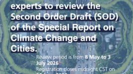 Convocatoria para la revisión experta del Segundo Borrador del Informe Especial del IPCC sobre Cambio Climático y Ciudades